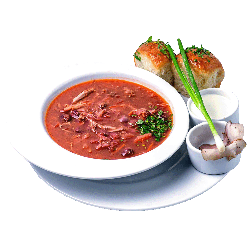 Борщ український на реберцях